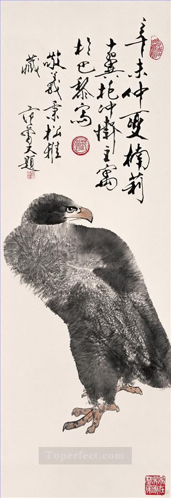 Águila Fangzeng tradicional China Pintura al óleo